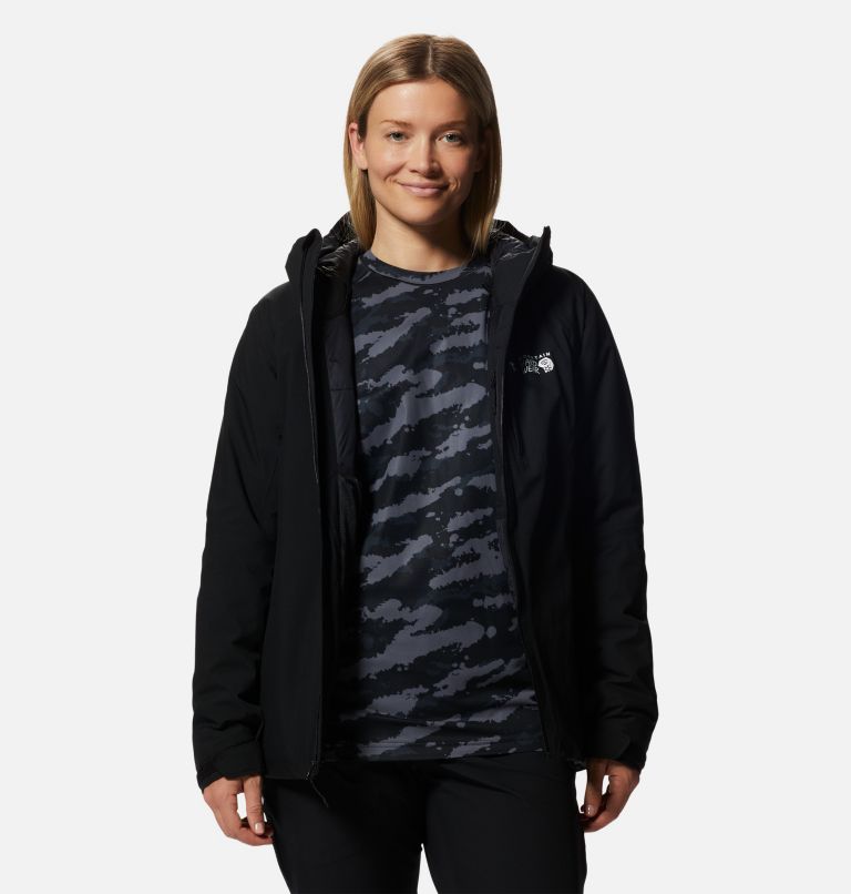 Thumbnail: Women's Stretch Ozonic Insulated Jacket, Color: Black, image 10