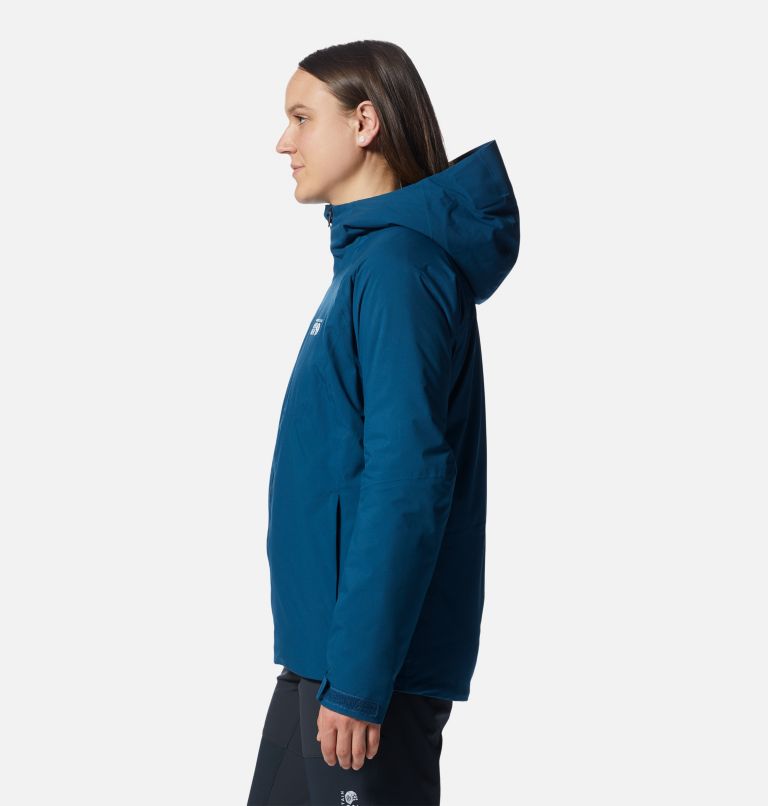 Manteau isolé Stretch Ozonic Femme, Color: Dark Caspian, image 3