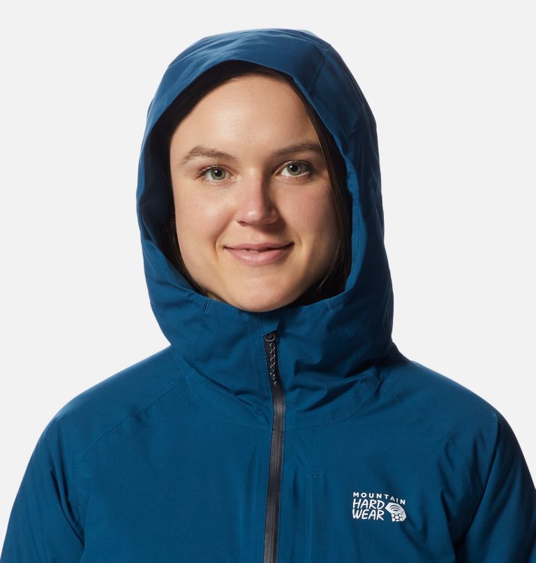 Women's Stretch Ozonic Insulated Jacket, Color: Dark Caspian, image 4