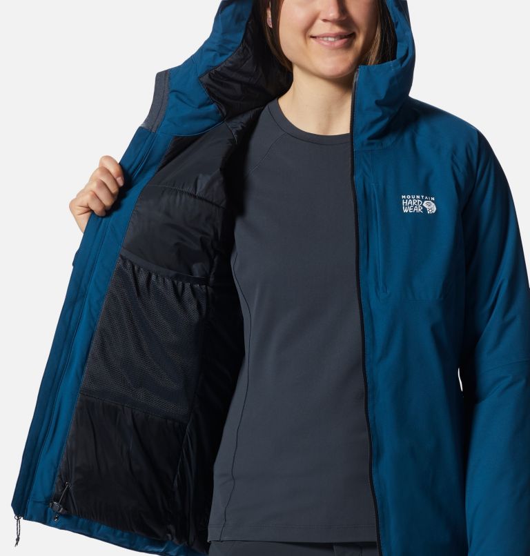 Manteau isolé Stretch Ozonic Femme, Color: Dark Caspian, image 9