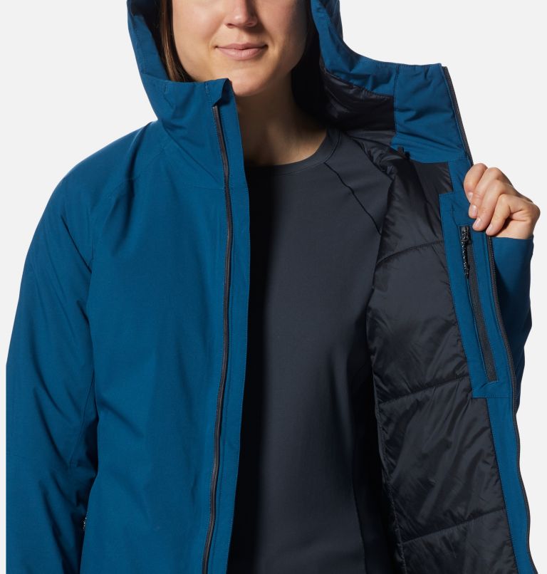 Women's Stretch Ozonic Insulated Jacket, Color: Dark Caspian, image 10