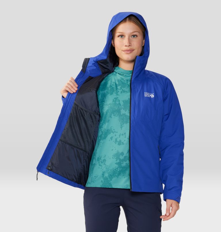 Manteau isolé Stretch Ozonic Femme, Color: Blueprint, image 8