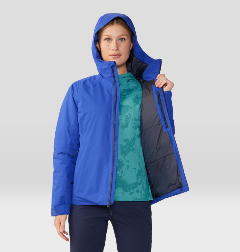 Manteau isolé Stretch Ozonic Femme, Color: Blueprint, image 9