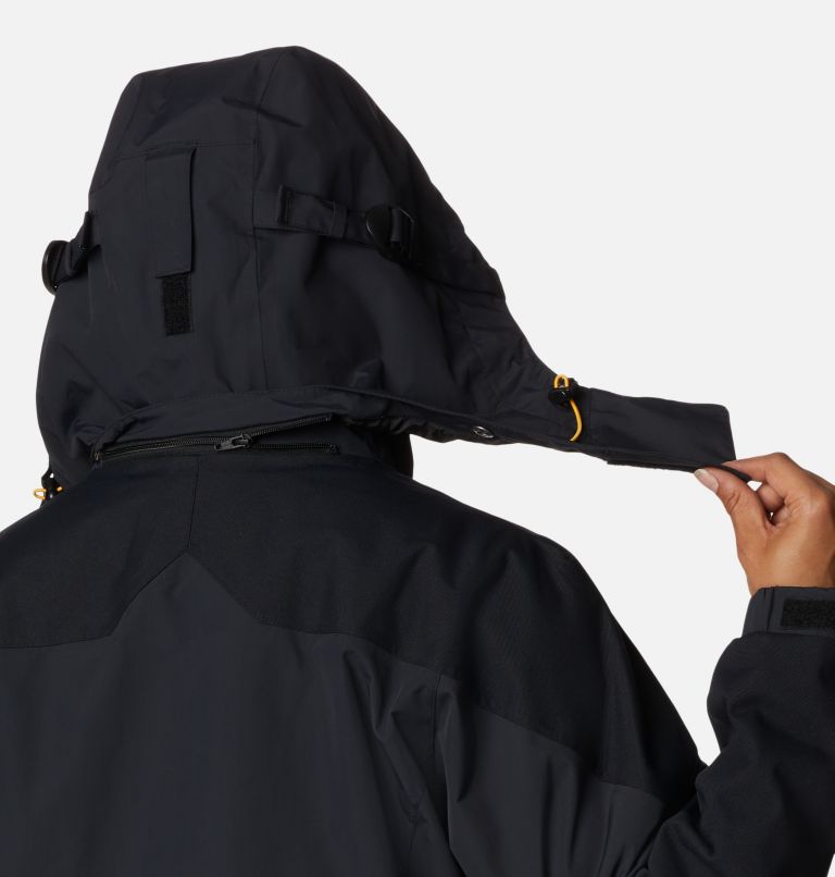 Women's Ballistic Ridge 3-in-1 Waterproof Long Jacket, Color: Black, image 6
