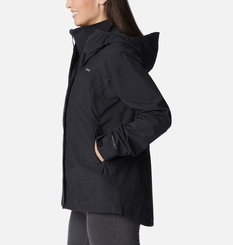 Columbia Sportswear Women's Small Black Titanium Interchange Outer Shell  Jacket