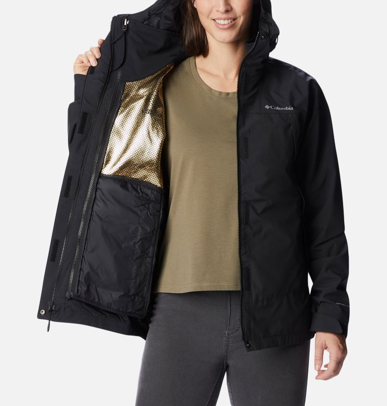 Thumbnail: Women's Canyon Meadows Interchange Jacket, Color: Black, image 5