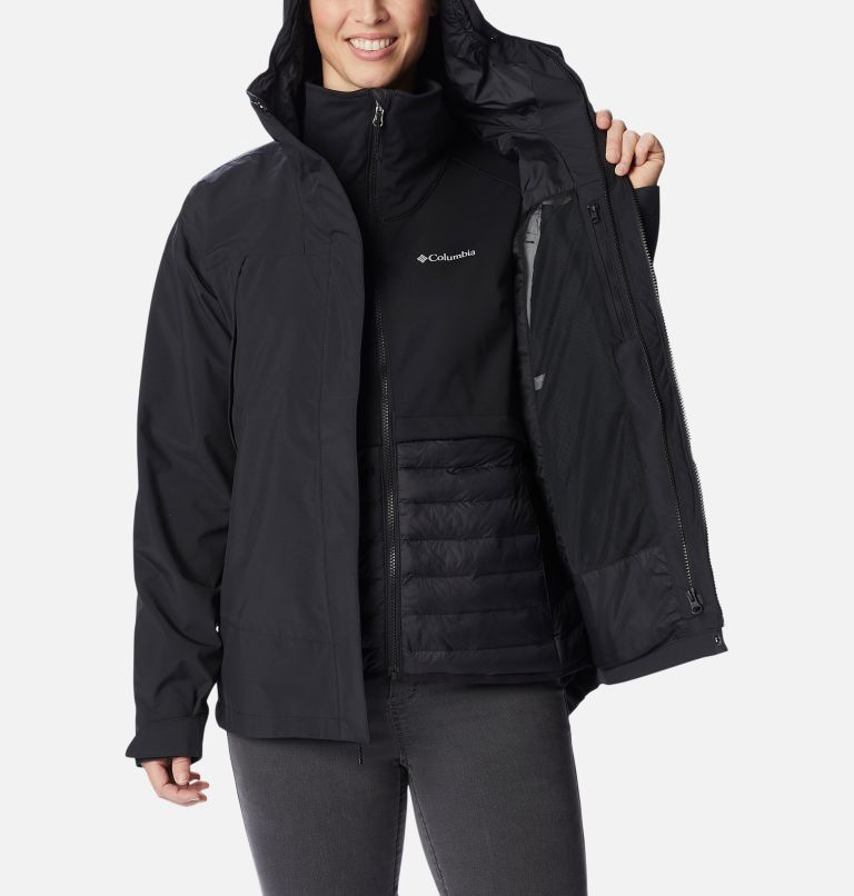 Thumbnail: Women's Canyon Meadows Interchange Jacket, Color: Black, image 8