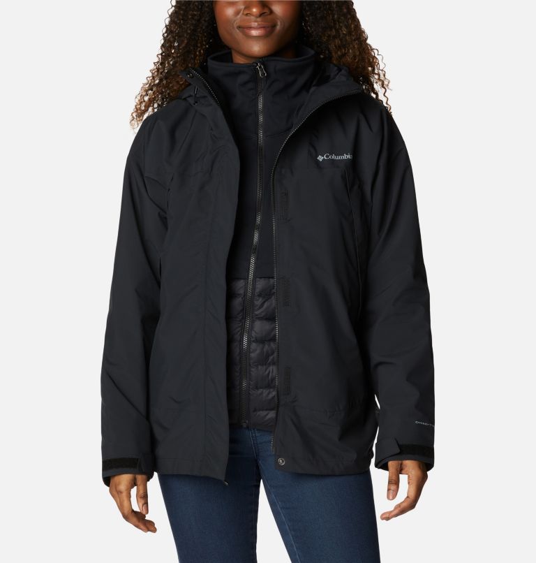 Thumbnail: Women's Canyon Meadows Interchange Jacket, Color: Black, image 10