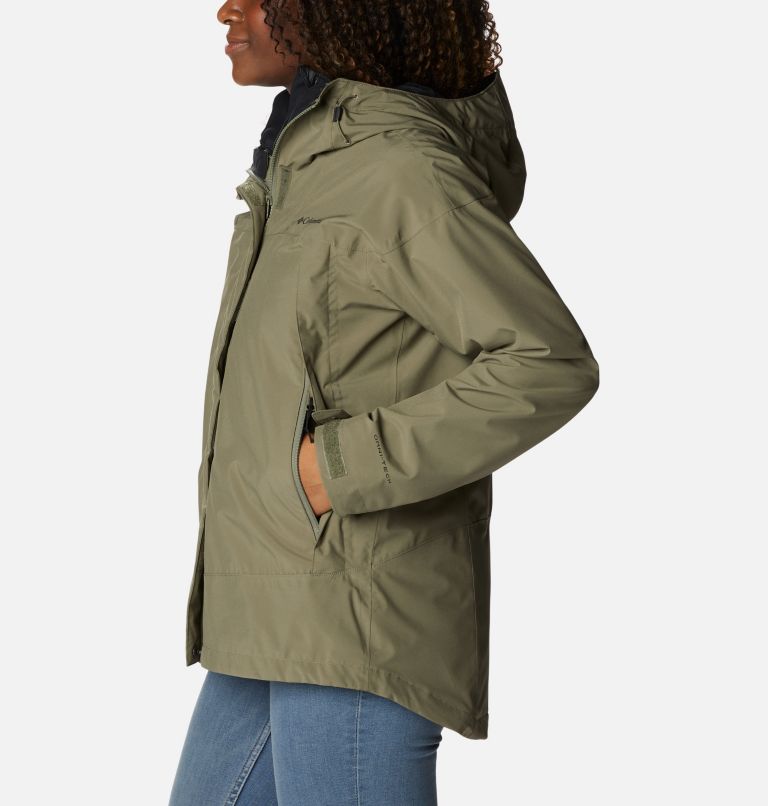 Thumbnail: Women's Canyon Meadows Interchange Jacket, Color: Stone Green, image 3