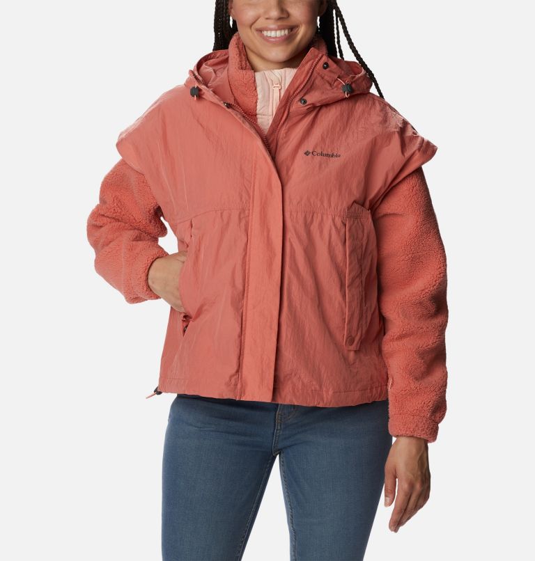 Thumbnail: Women's Laurelwoods Interchange Jacket, Color: Dark Coral, image 9