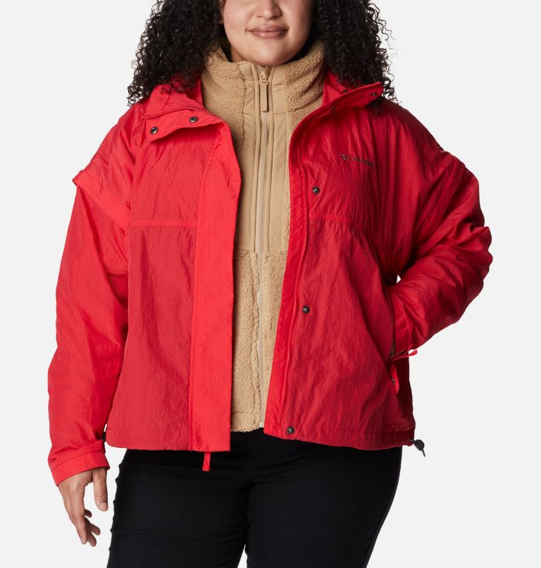 Thumbnail: Women's Laurelwoods Interchange Jacket - Plus Size, Color: Red Lily, image 12