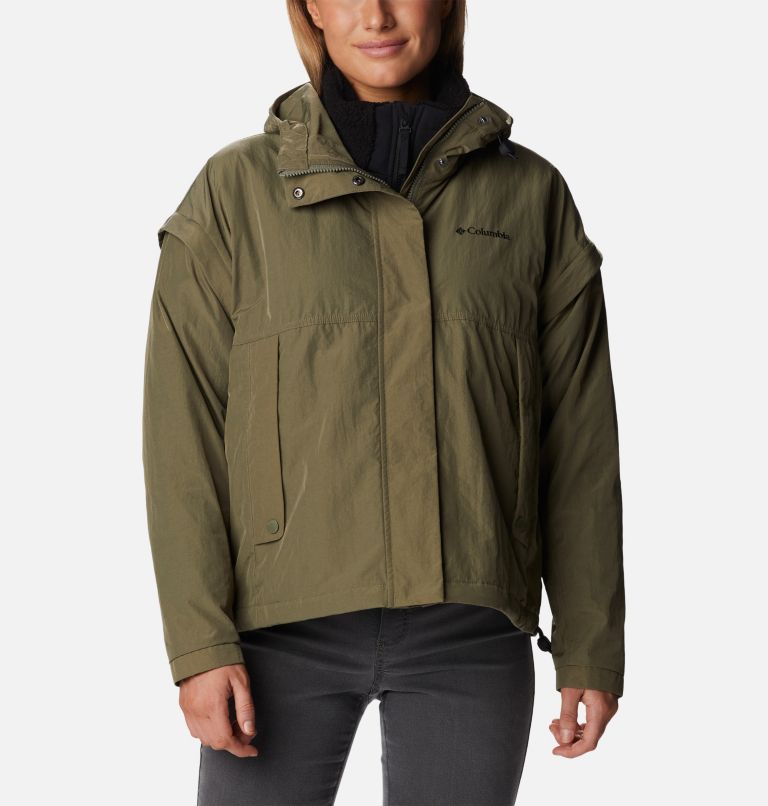 Columbia Women's Laurelwoods™ Interchange 3-in-1 Cropped Jacket. 2