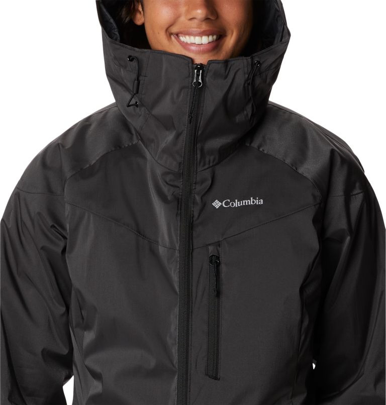 Women's Oak Ridge Interchange Jacket, Color: Black Sheen, image 4