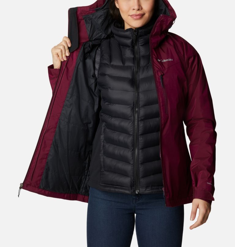Women's Oak Ridge Interchange Jacket, Color: Marionberry Sheen, image 6