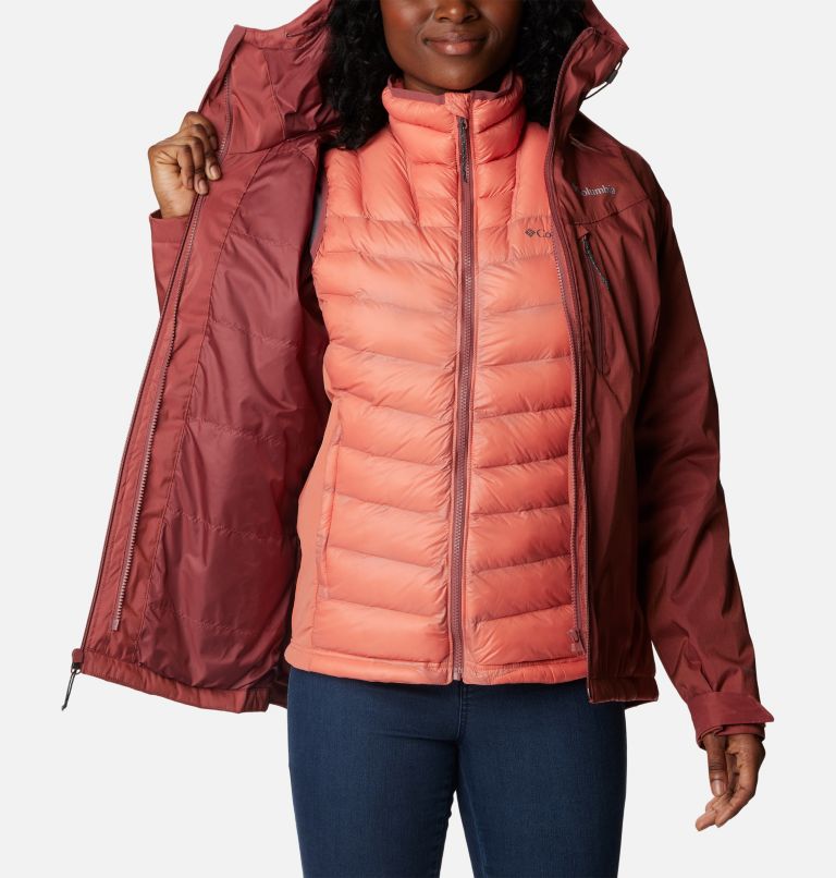 Women's Oak Ridge Interchange Jacket, Color: Beetroot Sheen, image 7