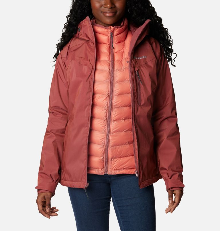Thumbnail: Women's Oak Ridge Interchange Jacket, Color: Beetroot Sheen, image 8