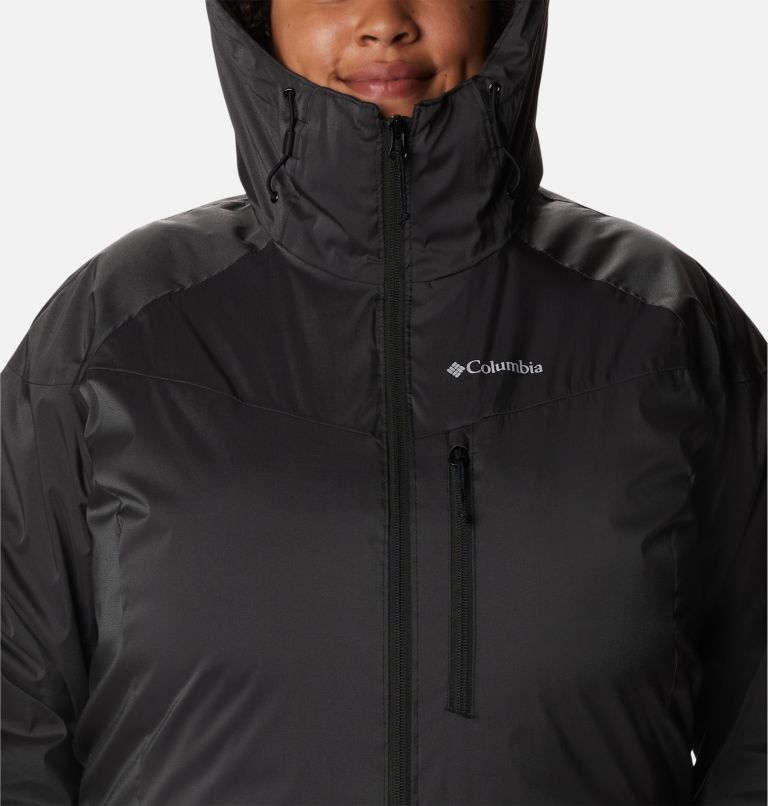 Thumbnail: Women's Oak Ridge Interchange Jacket - Plus Size, Color: Black Sheen, image 4