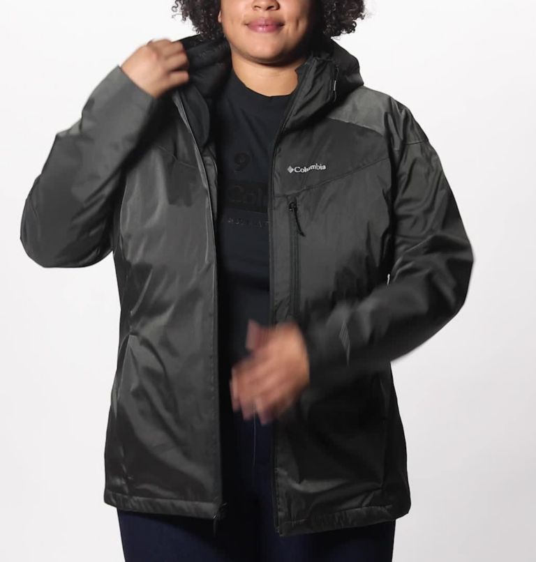 Women's Oak Ridge Interchange Jacket - Plus Size, Color: Black Sheen