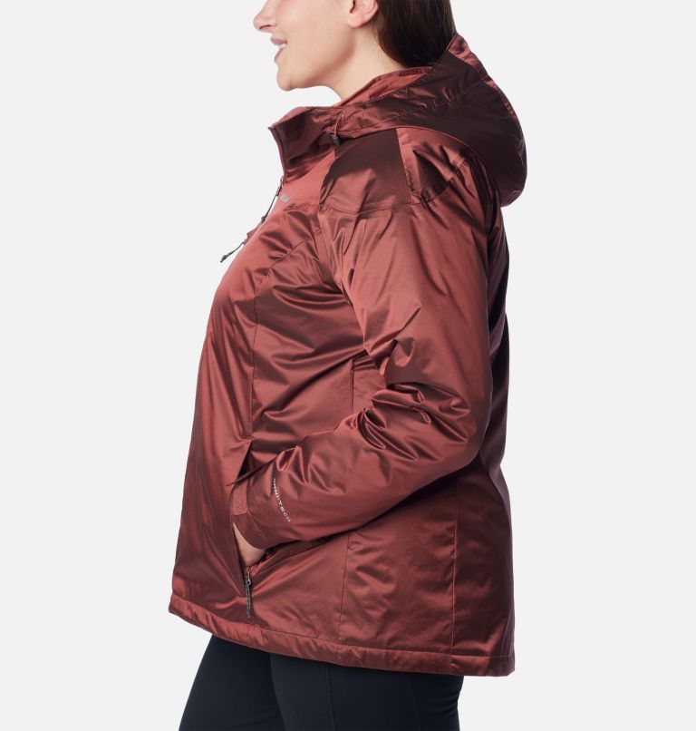 Women's Oak Ridge Interchange Jacket - Plus Size, Color: Beetroot Sheen, image 3