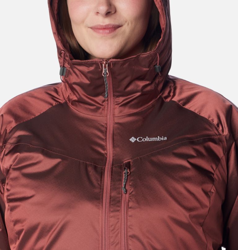 Thumbnail: Women's Oak Ridge Interchange Jacket - Plus Size, Color: Beetroot Sheen, image 4