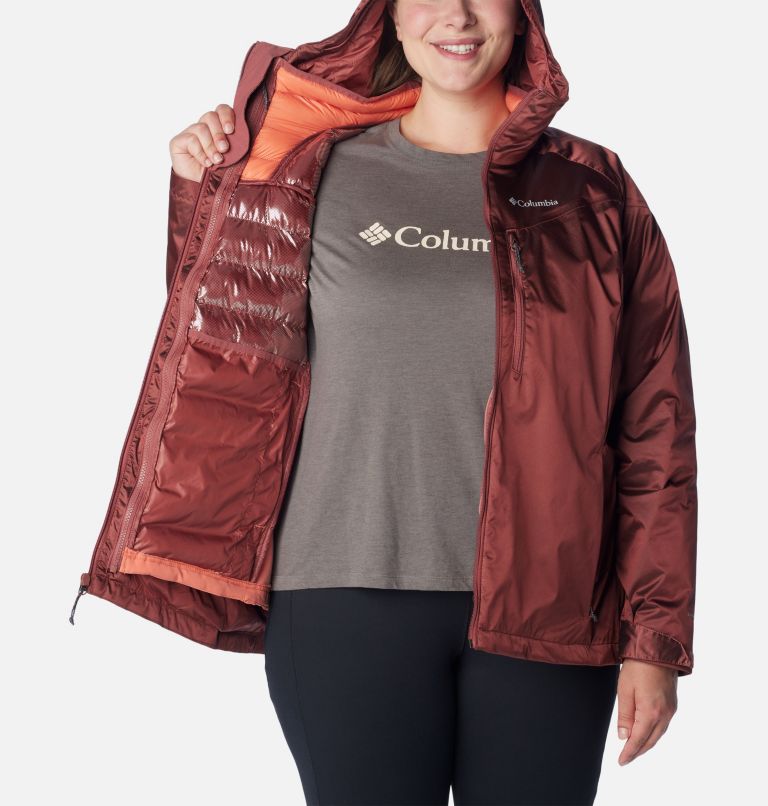 Thumbnail: Women's Oak Ridge Interchange Jacket - Plus Size, Color: Beetroot Sheen, image 5