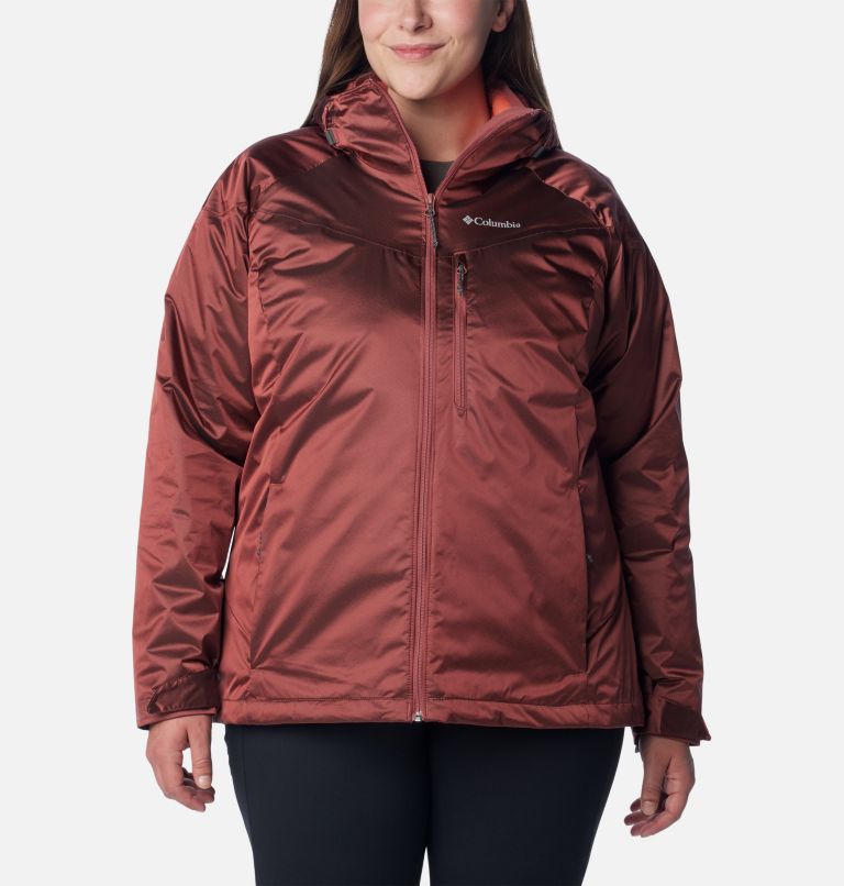 Thumbnail: Women's Oak Ridge Interchange Jacket - Plus Size, Color: Beetroot Sheen, image 1