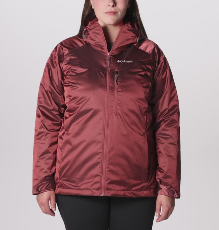 Veste Oak Ridge Interchange Femme – Grande tailles, Color: Beetroot Sheen