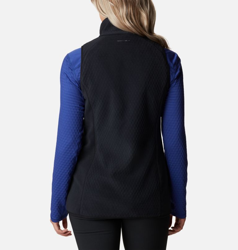 Women's Outdoor Tracks Vest, Color: Black, image 2