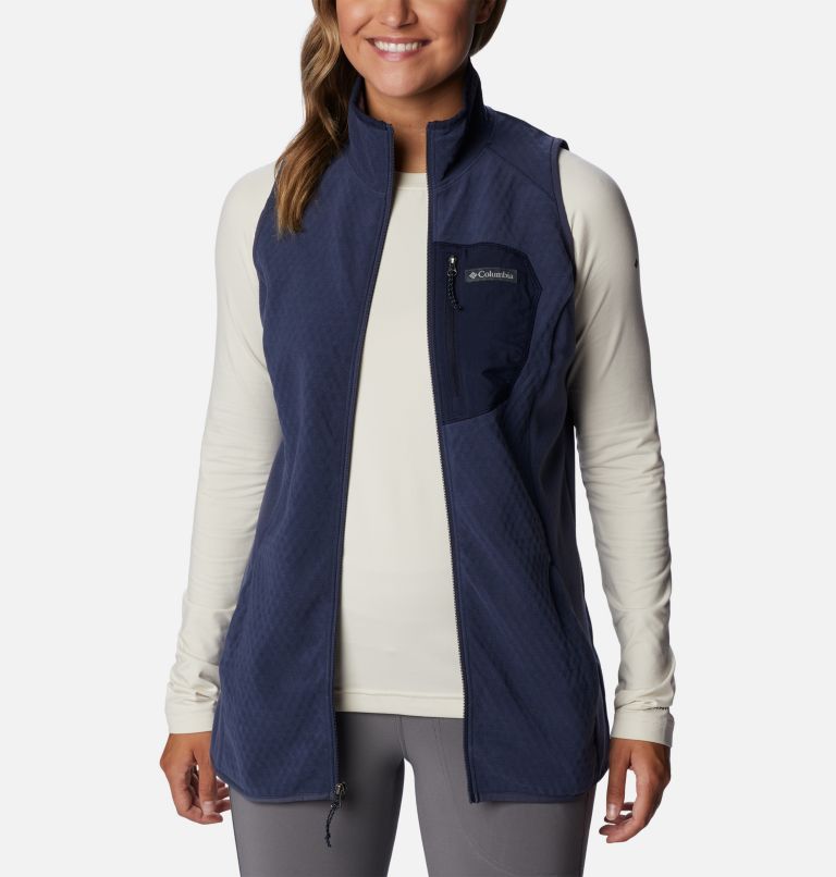 Women's Outdoor Tracks Vest, Color: Nocturnal, Dark Nocturnal, image 8