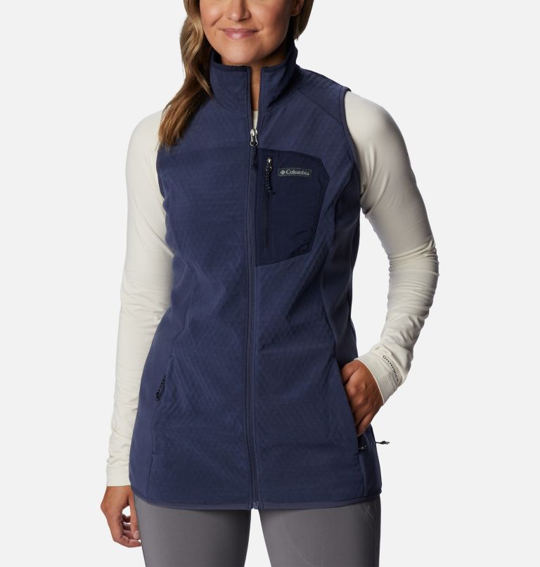 Thumbnail: Women's Outdoor Tracks Vest, Color: Nocturnal, Dark Nocturnal, image 1