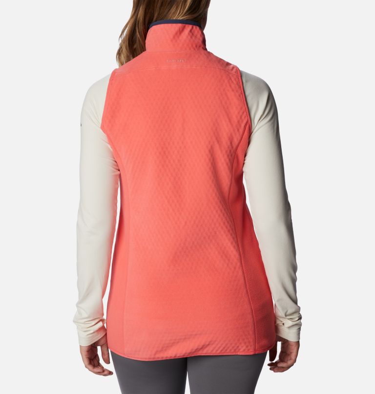 Women's Outdoor Tracks Vest, Color: Blush Pink, Peach Blossom, image 2