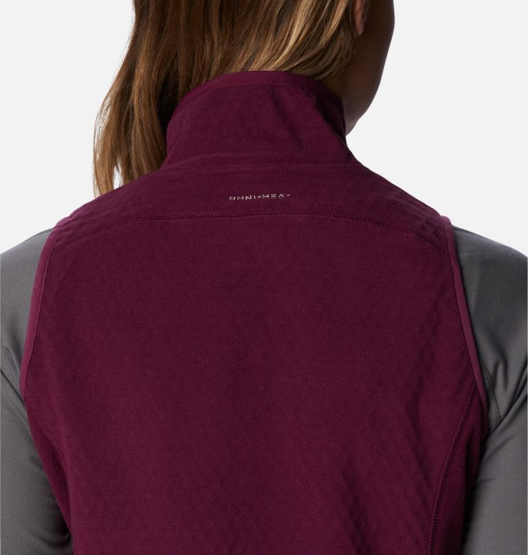 Thumbnail: Women's Outdoor Tracks Vest, Color: Marionberry, Aura, image 7