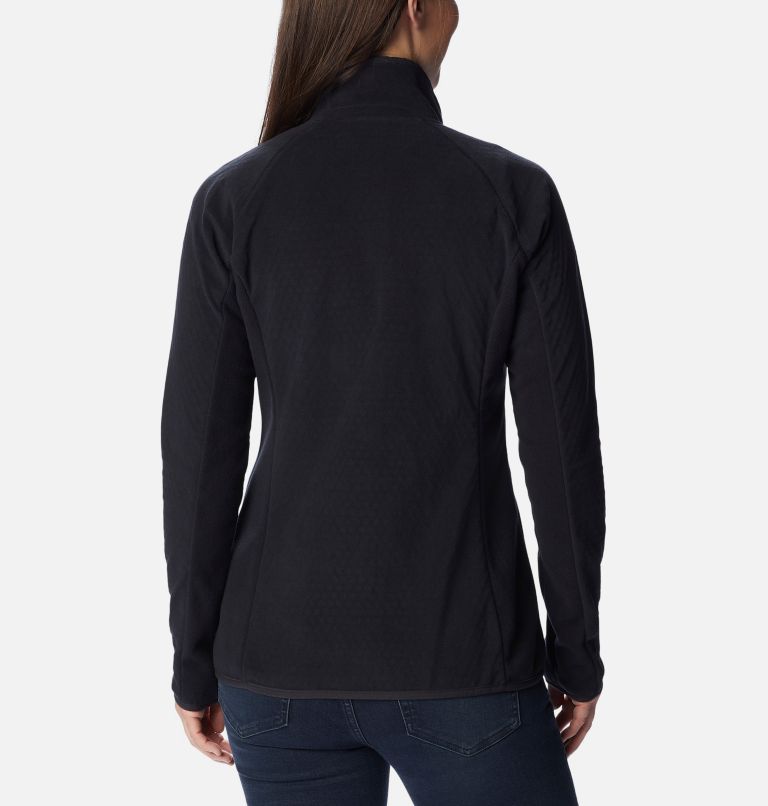 Women's Outdoor Tracks Full Zip Fleece Jacket, Color: Black, image 2