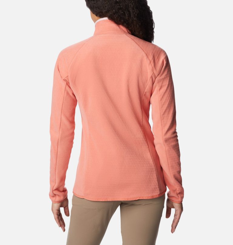 W Outdoor Tracks Full Zip | 852 | L, Color: Faded Peach, Dusty Pink, image 2