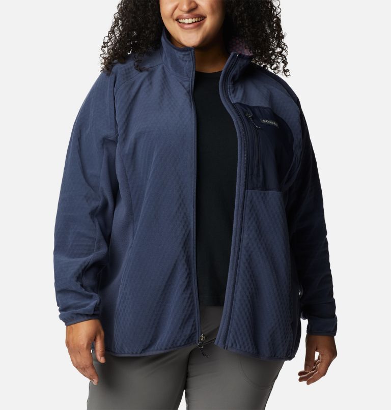 Women's Outdoor Tracks™ Full Zip Fleece Jacket - Plus Size