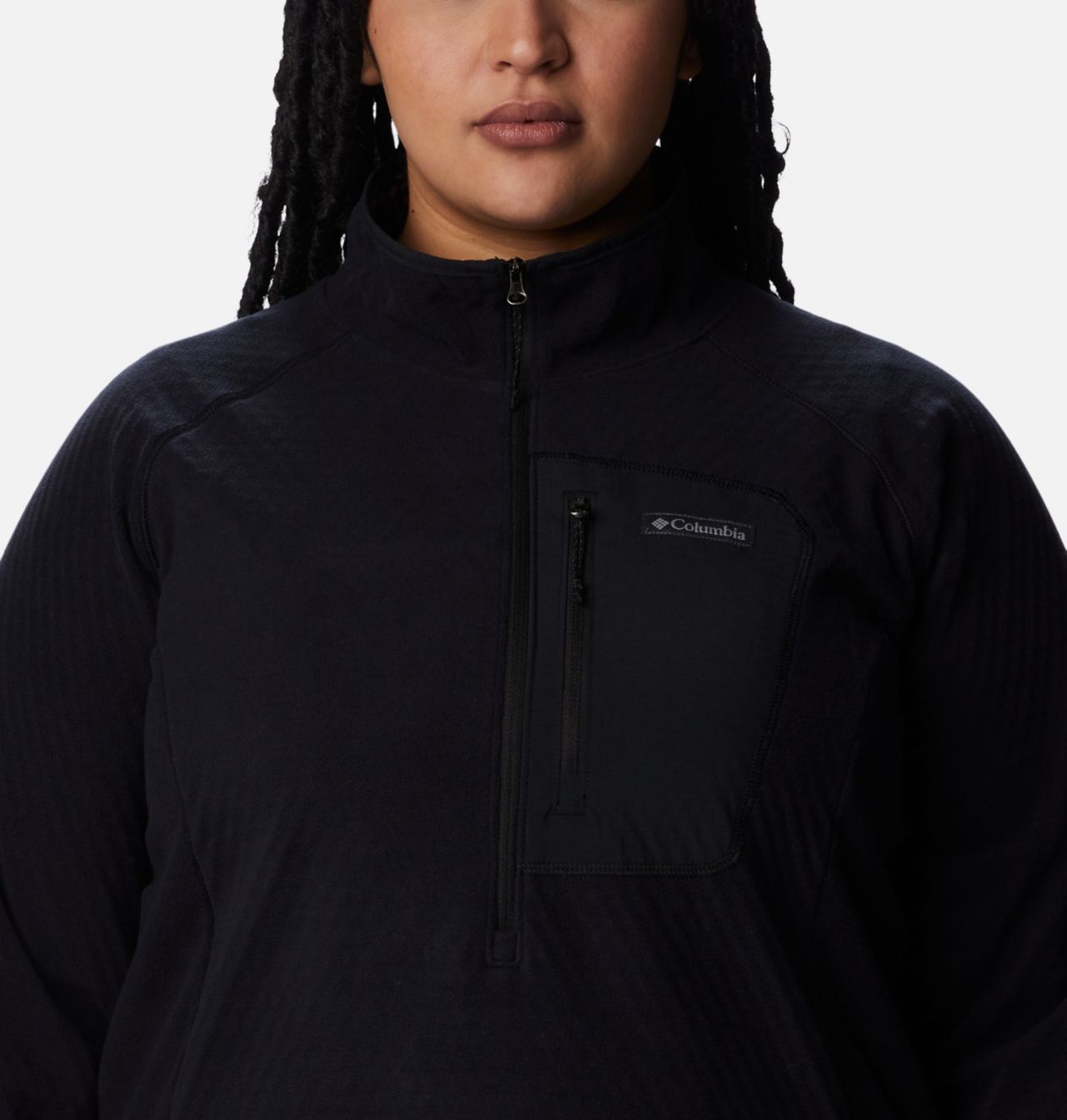 Women's Outdoor Tracks™ Half Zip Fleece Pullover - Plus Size 4