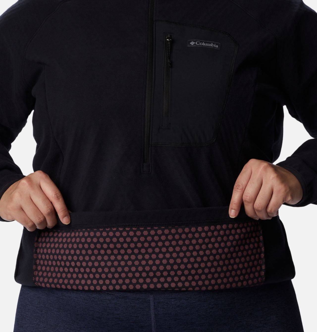 Women's Outdoor Tracks™ Half Zip Fleece Pullover - Plus Size 5