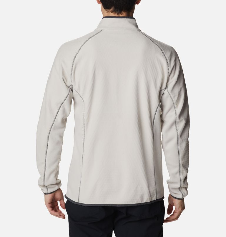 Men's Outdoor Tracks Full Zip Fleece Jacket, Color: Dark Stone, Shark, image 2