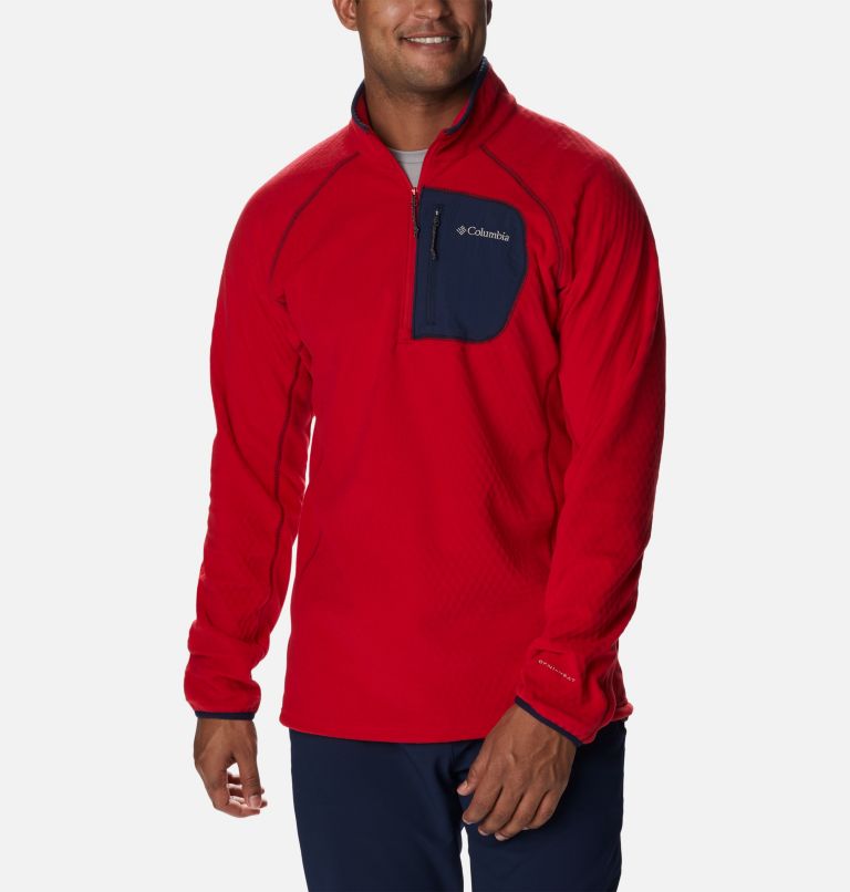 Men's Outdoor Tracks™ Half Zip Fleece Pullover | Columbia Sportswear