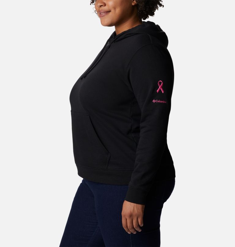 Women's Tested Tough In Pink Hoodie - Plus Size, Color: Black TTIP Logo, image 3