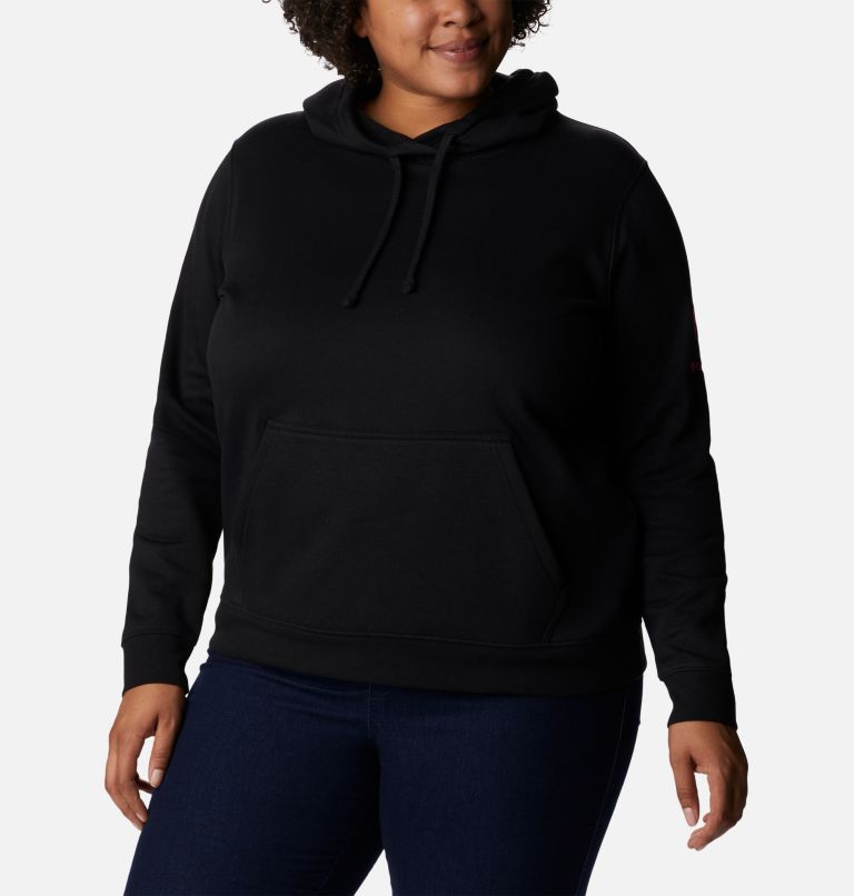 Women's Tested Tough In Pink Hoodie - Plus Size, Color: Black TTIP Logo, image 5