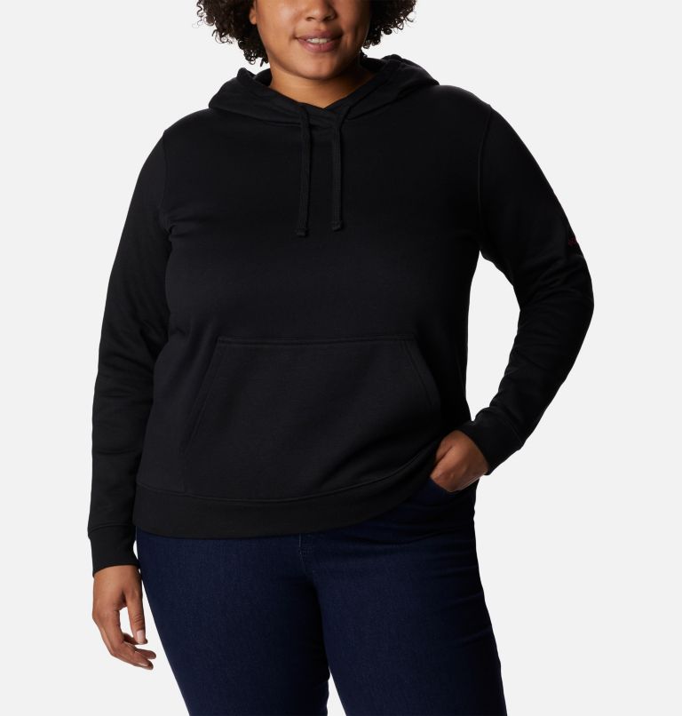 Women's Tested Tough In Pink Hoodie - Plus Size, Color: Black TTIP Logo, image 1