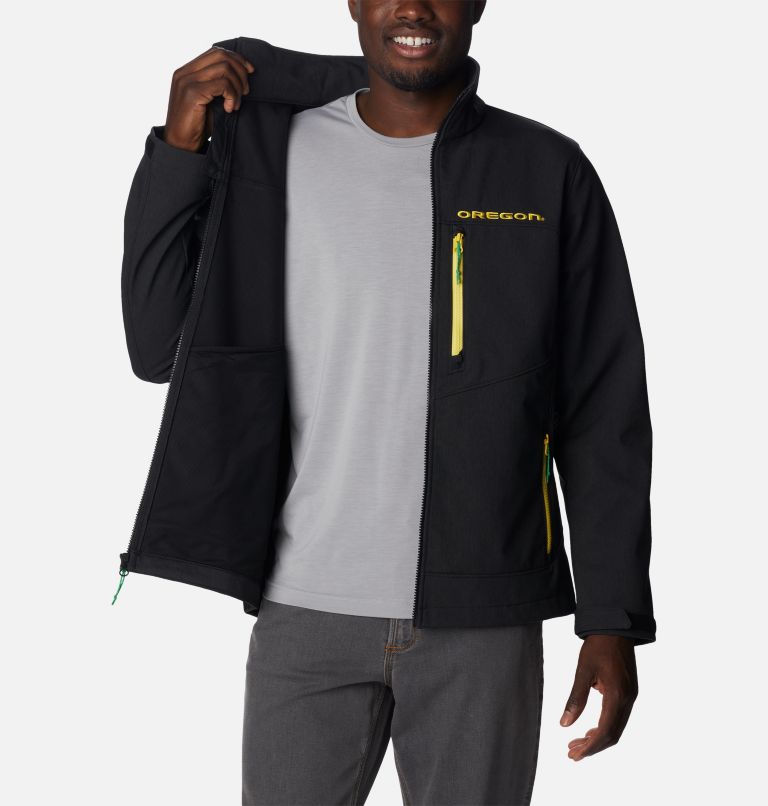 Thumbnail: Men's Collegiate Ascender II Softshell Jacket - Oregon, Color: UO - Black, image 5