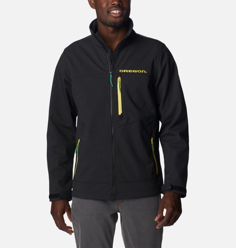 Men's Collegiate Ascender II Softshell Jacket - Oregon, Color: UO - Black, image 1