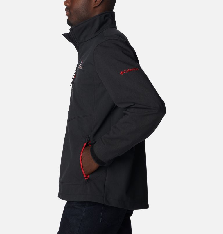 Men's Collegiate Ascender II Softshell Jacket - Georgia, Color: UGA - Black, image 3