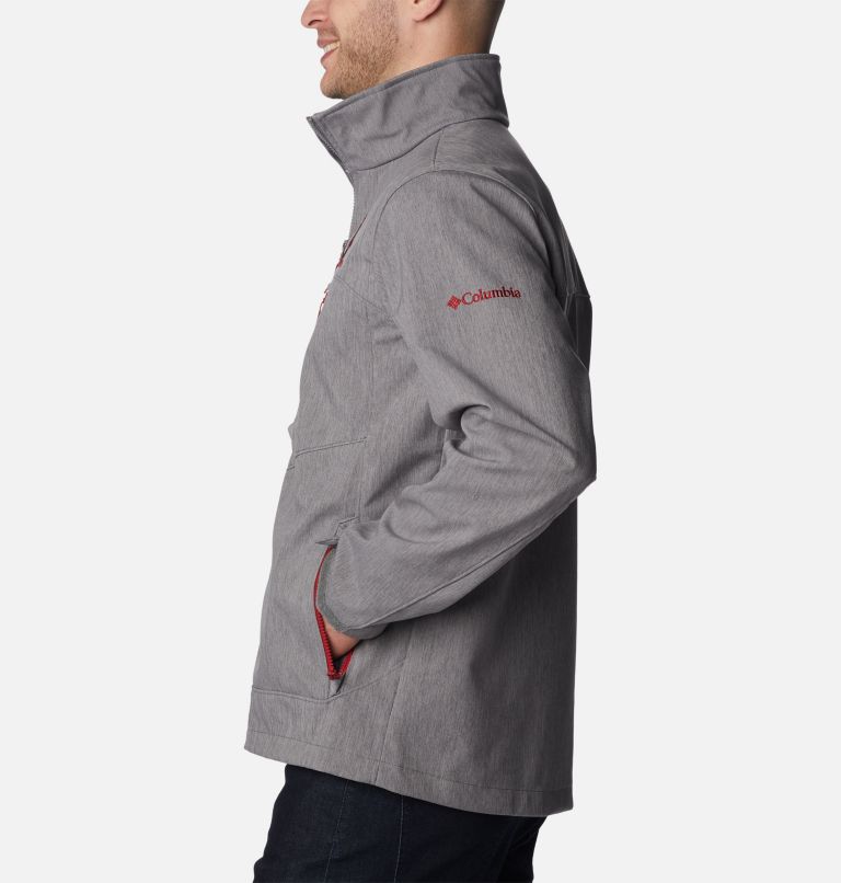Thumbnail: Men's Collegiate Ascender II Softshell Jacket - Alabama, Color: ALA - City Grey, image 3