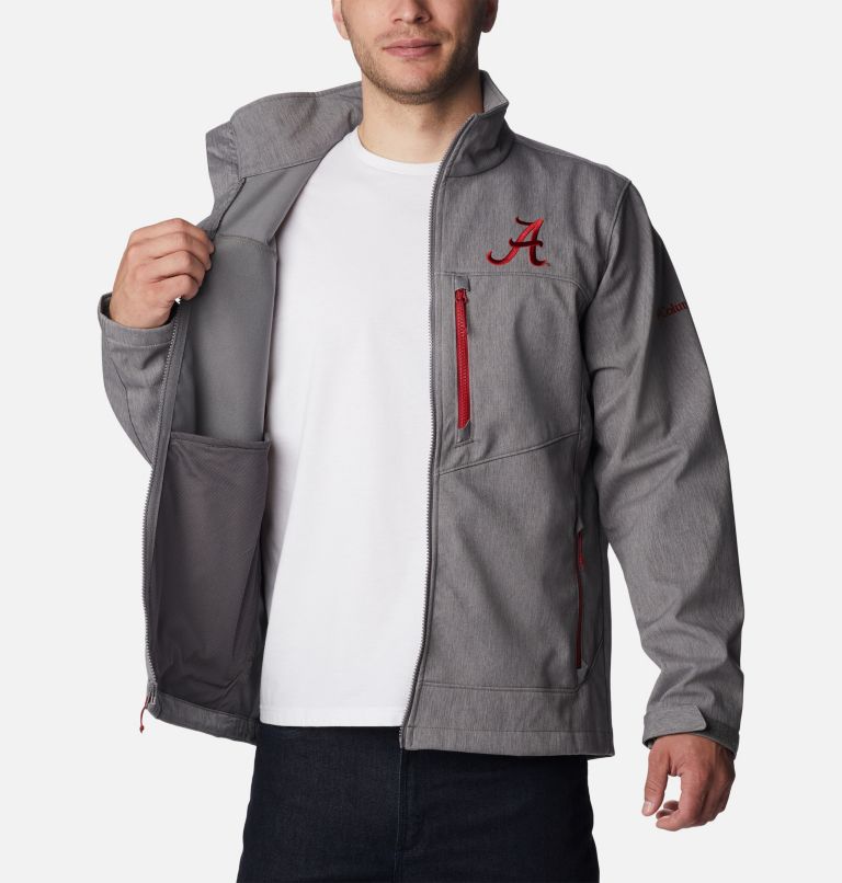 Thumbnail: Men's Collegiate Ascender II Softshell Jacket - Alabama, Color: ALA - City Grey, image 5