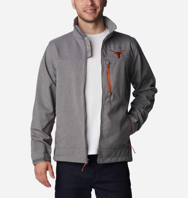 Men's Softshell Jacket - All in Motion Heathered Gray L 