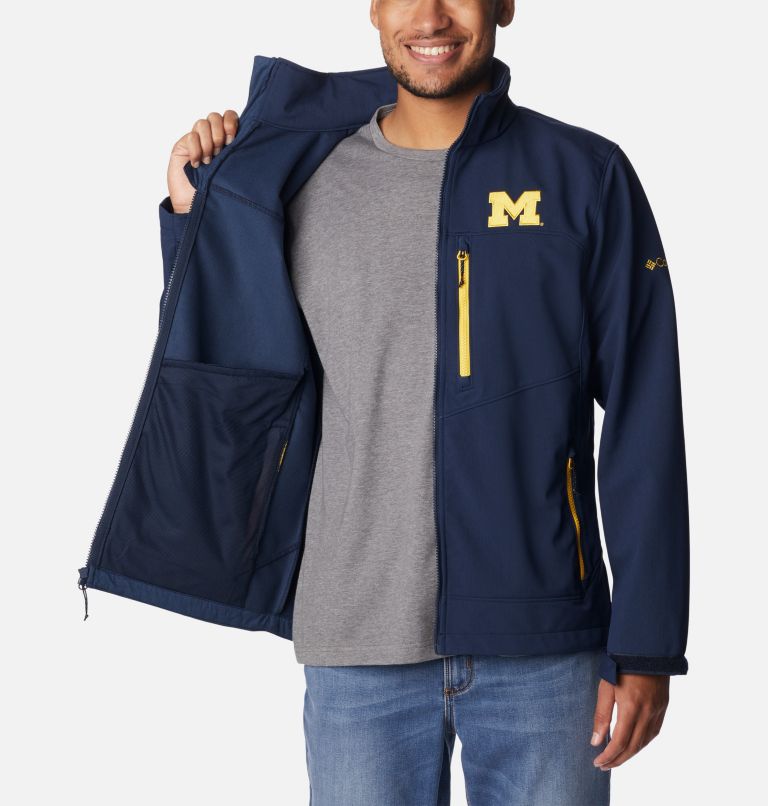 Men's Collegiate Ascender II Softshell Jacket - Michigan, Color: UM - Collegiate Navy, image 5