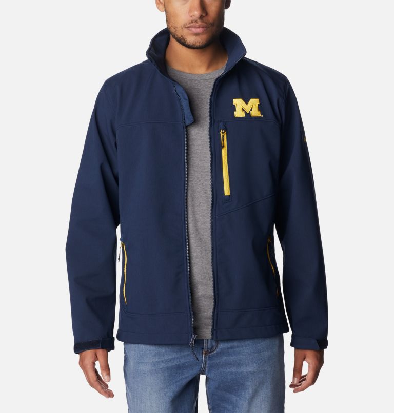 Men's Collegiate Ascender II Softshell Jacket - Michigan, Color: UM - Collegiate Navy, image 6
